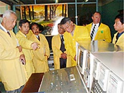 Peer review team in Da Lat, Viet Nam