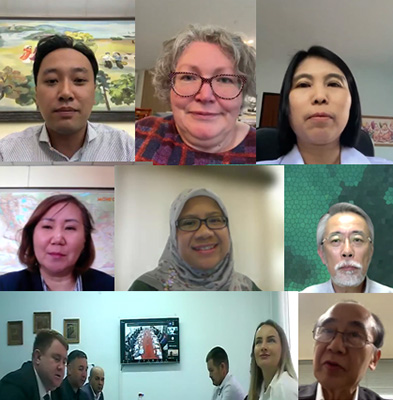 Photo of online workshop
