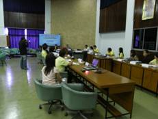 タイの原子力庁(OAP)およびタイ原子力技術研究所(TINT)のスタッフとの討議